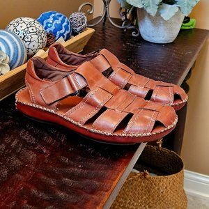 Florsheim Men's Fisherman Comfort Sandals, Brown, Sz 12